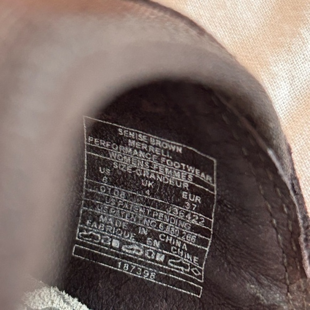 Women's Brown Leather Toe-Post Sandals - Picture 5 of 6